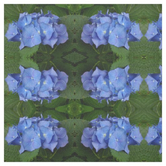 Tissu Hydrangée bleue (Échantillon)