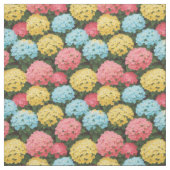 Tissu Hydrangée multicolore (Échantillon)
