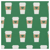 Tissu I Love Coffee Coffee Disposable Cup (Fermer)