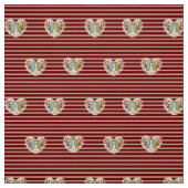 Tissu I Love Winter Birds & Berries 60" Polyester Poplin (Échantillon)