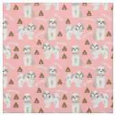 Tissu i shih tzu pas rose (Échantillon)