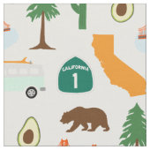Tissu Icônes de Californie (Fermer)