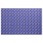 Tissu Icônes Halloween Designs sur Blue (Fat Quarter)