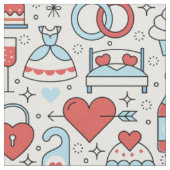 Tissu Icônes mariages (Fermer)