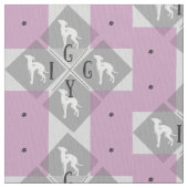 Tissu Iggy de Joann de diamant de chien de lévrier (fermé)