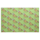 Tissu iguane vert (Fat Quarter)
