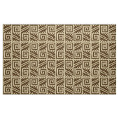Tissu Ikat Aztec - Brown et beige (Fat Quarter)