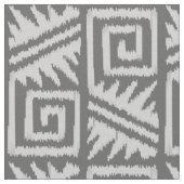 Tissu Ikat Aztec - Nuances de gris / gris (Détail)