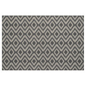 Tissu Ikat Chevron, tribu de Charcoal Grey (Fat Quarter)