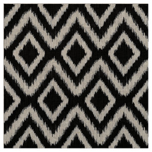 Tissu Ikat Chevron, tribu noire