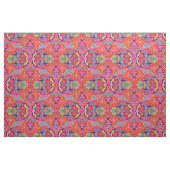 Tissu ikat doodle rouge (Yard)