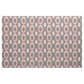 Tissu Ikat géométrique rose or et gris (Fat Quarter)