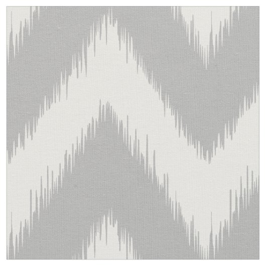 Tissu Ikat gris Chevron (Fermer)
