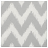 Tissu Ikat gris Chevron (Échantillon)