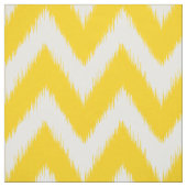 Tissu Ikat jaune Chevron (Échantillon)