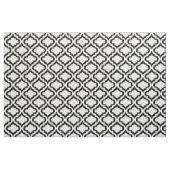 Tissu Ikat marocain noir et blanc (Fat Quarter)