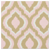 Tissu Ikat marocain rose et or (Fermer)