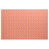 Tissu Ikat marocain rose et orange (Fat Quarter)