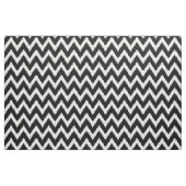 Tissu Ikat noir et blanc Chevron (Yard)