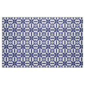 Tissu Ikat Star Motif - Marine bleu et blanc (Fat Quarter)