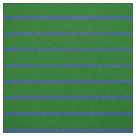 Tissu Île vert/bleu pin rayé conception/motif (Échantillon)