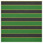 Tissu Île vert/noir plus large, épingle d'or rayé (Échantillon)