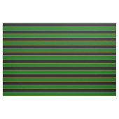 Tissu Île vert/noir plus large, épingle d'or rayé (Fat Quarter)
