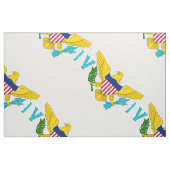 Tissu Îles Virgin (Fat Quarter)