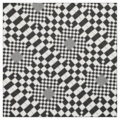 Tissu Illusion À damiers (Échantillon)