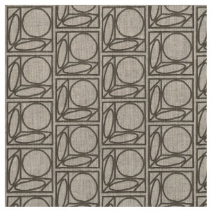 Tissu Illusion optique d'artisan (brun de cendre)