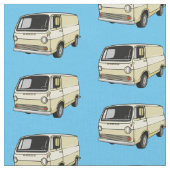 Tissu Illustration classique de van (Fermer)