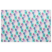 Tissu Illustration colorée de l'aquarelle des méduses (Fat Quarter)