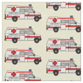 Tissu Illustration d'ambulance (Fermer)