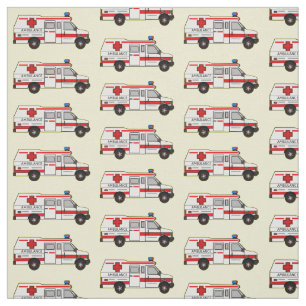 Tissu Illustration d'ambulance