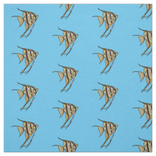 Tissu Illustration d'angelfish