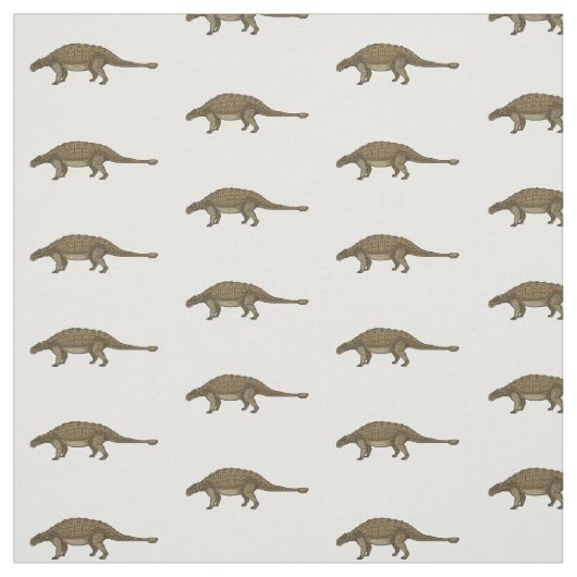Tissu Illustration d'Ankylosaurus (Échantillon)
