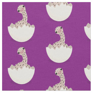 Tissu Illustration d'autruche pour bébé à couver mignon