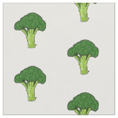 Tissu Illustration de Broccoli (Fermer)