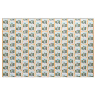 Tissu Illustration de château coloré