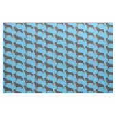 Tissu Illustration de chien Rottweiler (Fat Quarter)