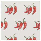 Tissu Illustration de chili (Fermer)