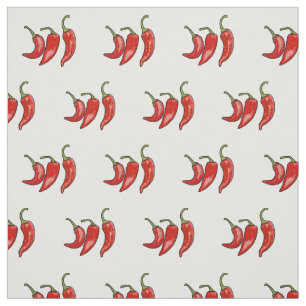 Tissu Illustration de chili