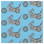 Tissu Illustration de Chopper Motorcycle 1950 (Fermer)