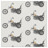 Tissu Illustration de Chopper Motorcycle 1950 (Fermer)