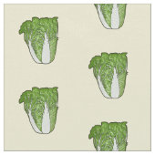 Tissu Illustration de chou chinois (Fermer)