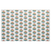 Tissu Illustration de crème glacée (Fat Quarter)