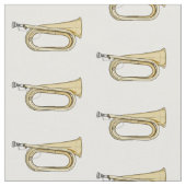 Tissu Illustration de dessin animé Bugle (Fermer)