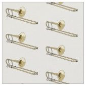 Tissu Illustration de dessin animé de Trombone (Fermer)