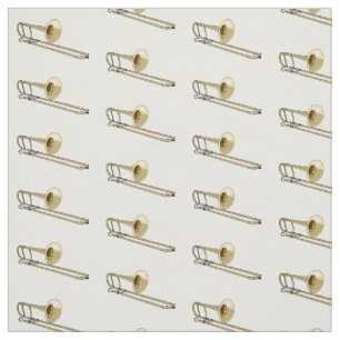 Tissu Illustration de dessin animé de Trombone