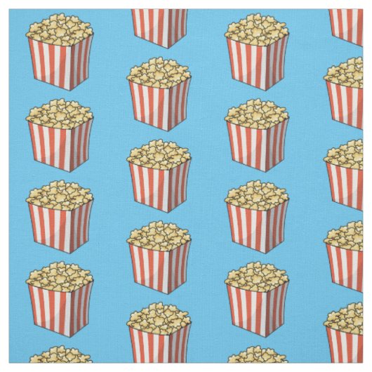 Tissu Illustration de dessin animé Popcorn (Échantillon)